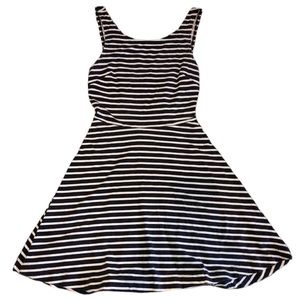 American Eagle Striped Skater Dress